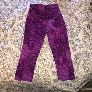 purple galaxy leggings